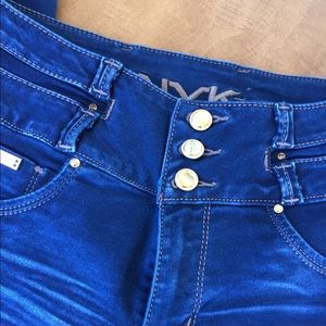 Nyk Glamour Blue Skinny Jeans 